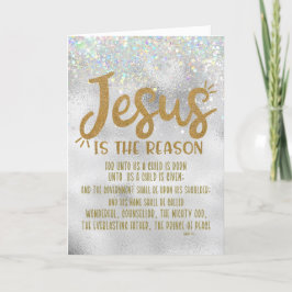 Cartão De Festividades Jesus, Bíblia Verso Feliz Natal