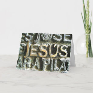 Cartão De Festividades Jesus Card