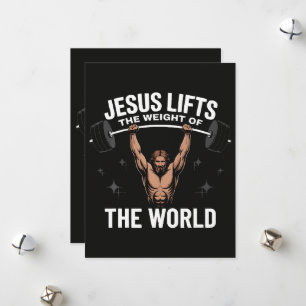 Cartão De Festividades Jesus Cristo Levantamento de Terra