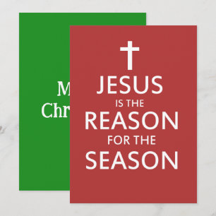 Cartão De Festividades Jesus é a razão da época