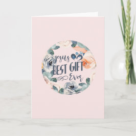 Cartão De Festividades Jesus Melhor presente para o Vazio de Natal