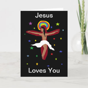 Cartão De Festividades Jesus te ama