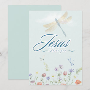Cartão De Festividades Jesus Te Ama Cartaz