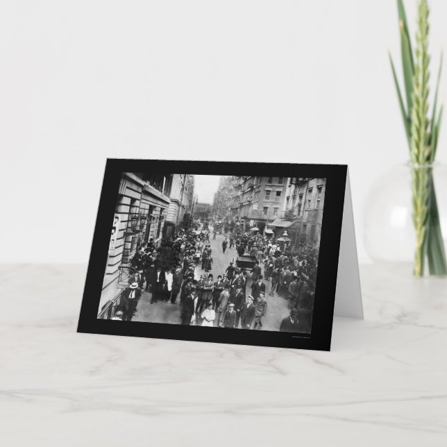 Cartão De Festividades Jewish New Year Fun on the East Side of NYC 1910 (Frente)