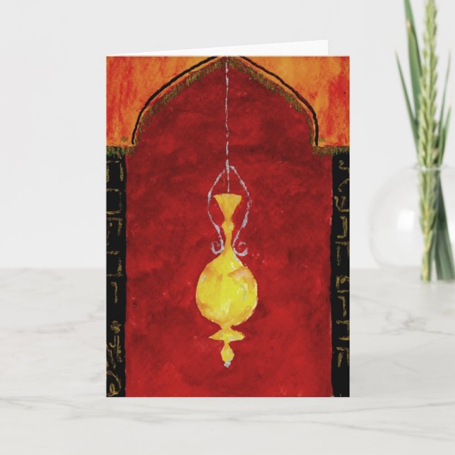 Cartão De Festividades Jewish New Year Greeting Card (Frente)