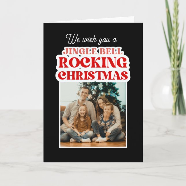 Cartão De Festividades Jingle Bell Rocking Christmas (Frente)