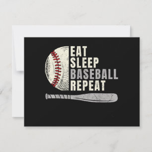 Cartão De Festividades Jogador de beisebol Engraçado Reproduza Repetições