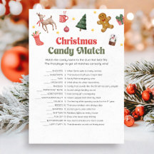 Jogo de Correspondência de Doces de Natal