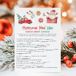 Cartão De Festividades Jogo de Natal do Papai Noel