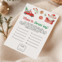 Jogo do que está na Bolsa do Papai Noel