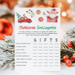 Cartão De Festividades Jogo Santa Christmas Scattegories<br><div class="desc">Traga a diversão com o nosso Jogo de Natal Scattegories Imprimível! Um desafio de palavras em ritmo acelerado que adiciona emoção a qualquer ambiente de Natal.
76SE A</div>