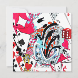 Cartão De Festividades Jogos de Cartas