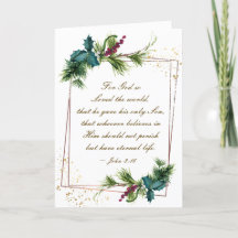 John 3:16 Deus tão amado pelo Natal