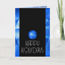 Joia Facetada Minimalista Feliz Natal