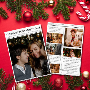 Cartão De Festividades Jornal de Natal 6 Fotos