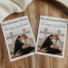 Cartão De Festividades Jornal Quanto Mais Melhor, Bebê de Natal