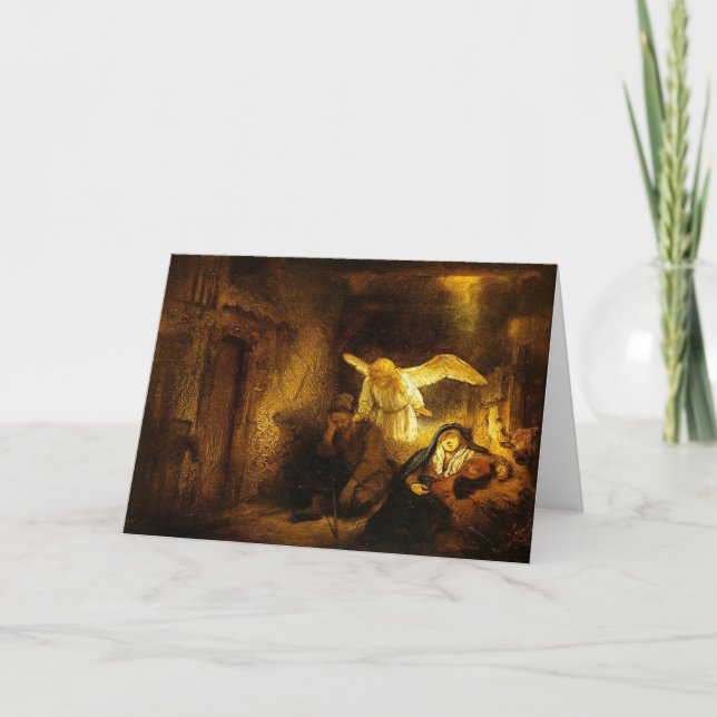 Cartão De Festividades Joseph's Dream - Christmas (Frente)