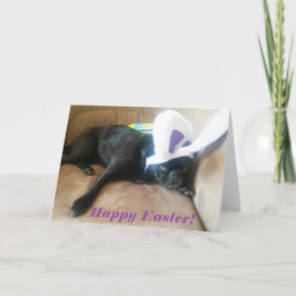 Cartão De Festividades Josie bunny ears Easter card