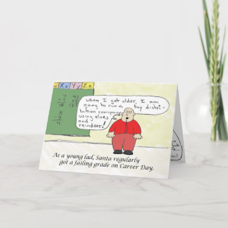 Cartão De Festividades Jovens Papais noeis