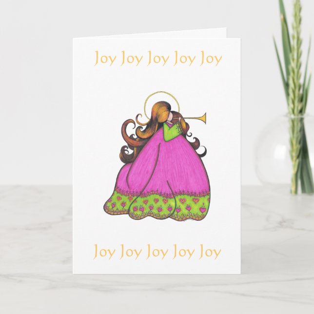 Cartão De Festividades Joy (Frente)