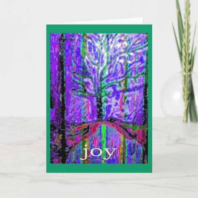 Cartão De Festividades Joy (Frente)