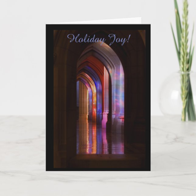 Cartão De Festividades Joy Feriado (Frente)