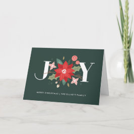 Cartão De Festividades Joy Flourish Greeting Card - Pinho