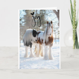 CARTÃO DE FESTIVIDADES JOY JOY JOY E MARAVILHOSA HORA DO ANO