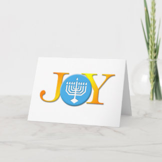 Cartão De Festividades Joy Menorah Card