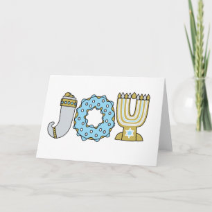 Cartão De Festividades JOY of Hanukkah