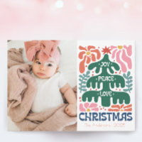 Joy Peace Retro Christmas