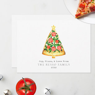 Cartão De Festividades Joy Pizza Amor Natal