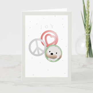 Cartão De Festividades Joy Shihtzu