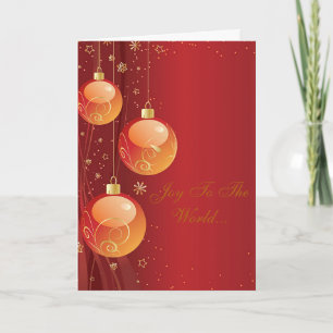 Cartão De Festividades Joy To The World
