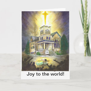 Cartão De Festividades Joy to the world!