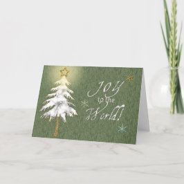 Cartão De Festividades JOY to the World card