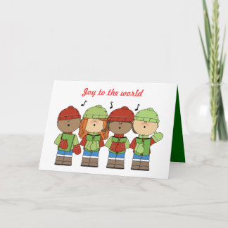 Cartão De Festividades Joy To The World Children