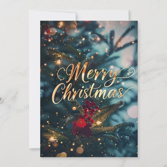 Cartão De Festividades Joy to the World Christian Christmas Card (Frente)