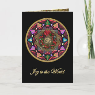 Cartão De Festividades Joy to the World Christmas Card