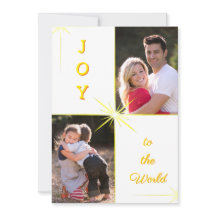 Joy To The World Christmas Photo Saudação