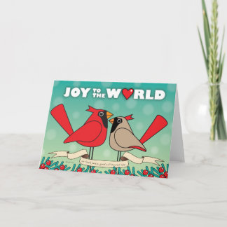 Cartão De Festividades Joy to the World II Card