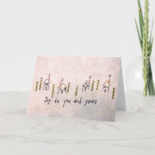Cartão De Festividades Joy to you and yours