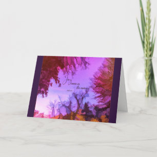 Cartão De Festividades Joy vem pela manhã