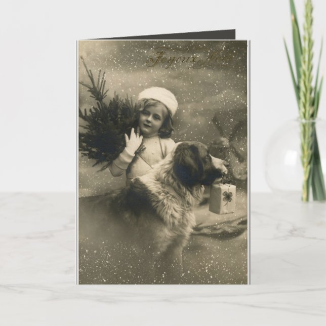 Cartão De Festividades Joyeau Noel (Frente)