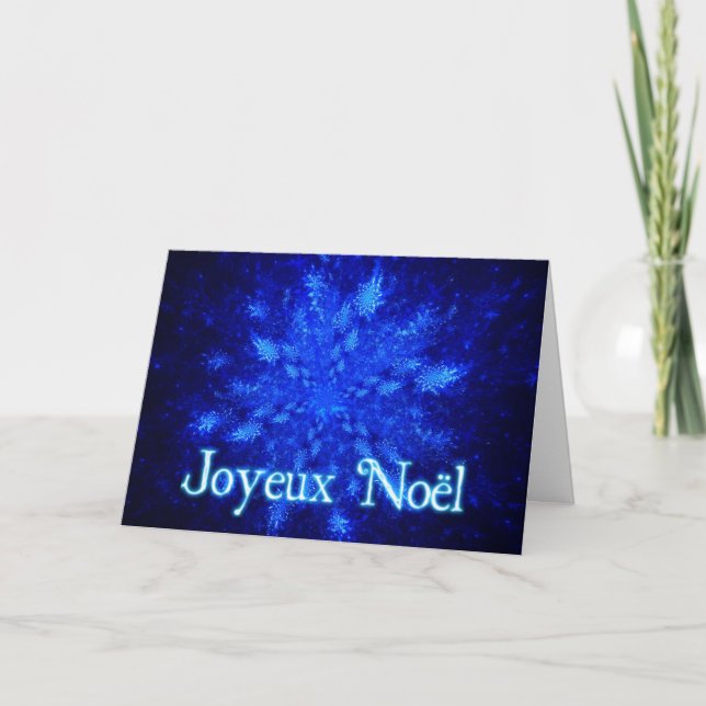 Cartão De Festividades Joyeux Noё l - Snowburst (Frente)