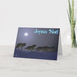 Cartão De Festividades Joyeux Noё l - Wolf Pack