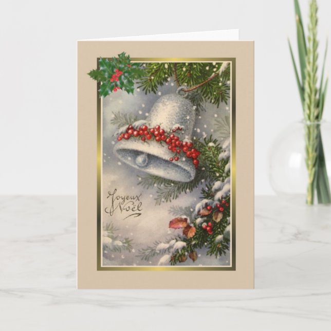 Cartão De Festividades Joyeux Noel (Frente)