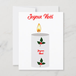 Cartão De Festividades Joyeux Noël Card