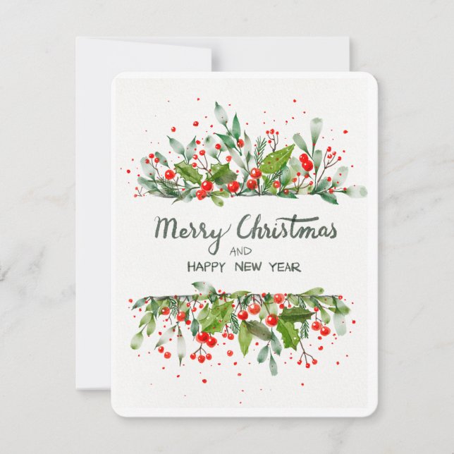 CARTÃO DE FESTIVIDADES JOYEUX NOËL ET BONNE ANNÉE (Frente)