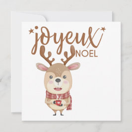 Cartão De Festividades Joyeux Noel Greeting Card, Feliz Natal